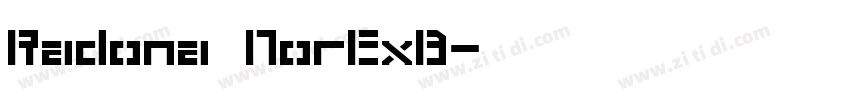 Radona NorExB字体转换